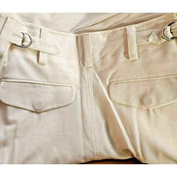 Nells Nelson Cream Virgin Wool Pants – Size M/40IT – High-Rise – Straight Leg - Picture 5 of 8